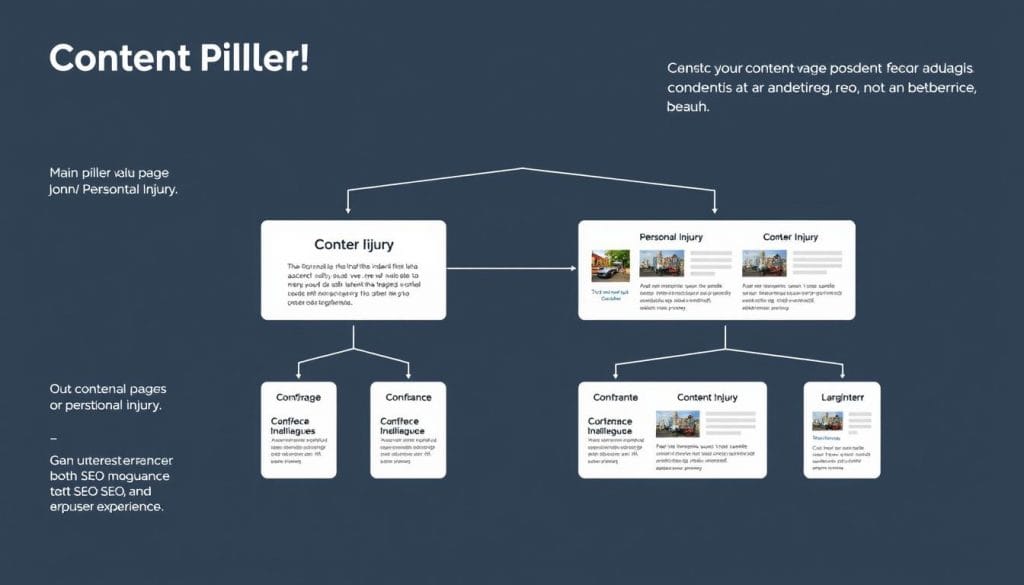 Content pillar structure for SEO for law firms