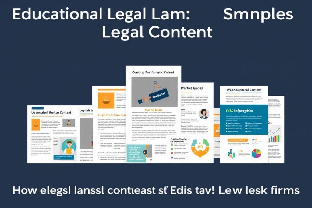 Educational legal content examples for SEO for law firms