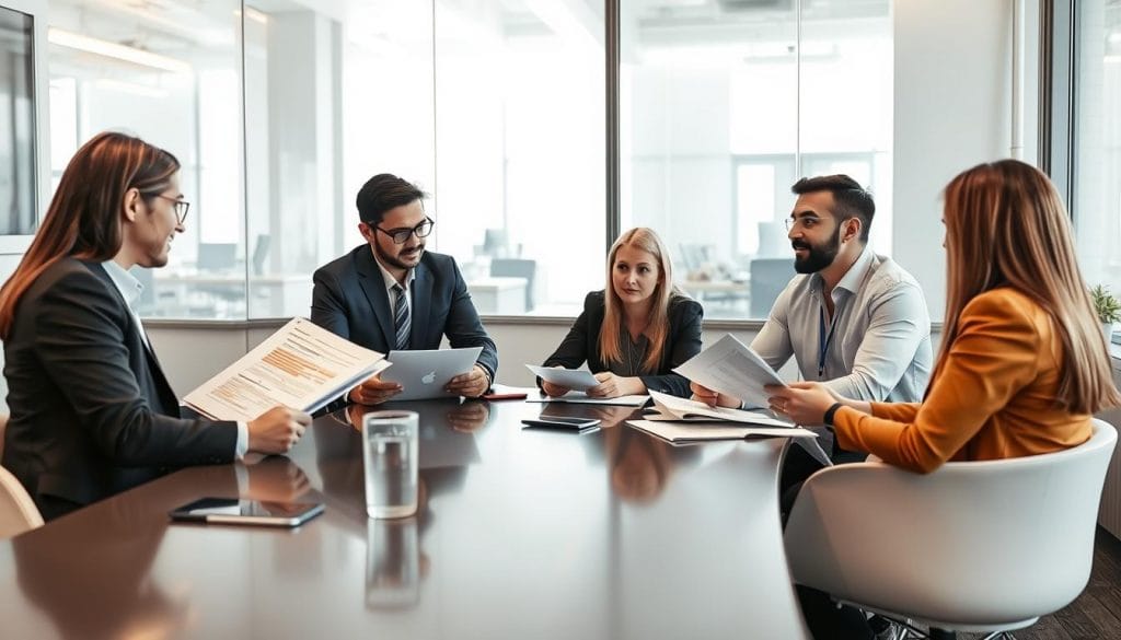 Business meeting with SEO companies in Texas