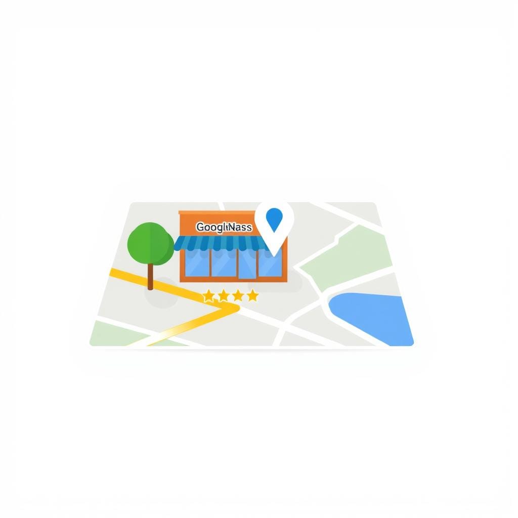 Local SEO map showing Texas business listings