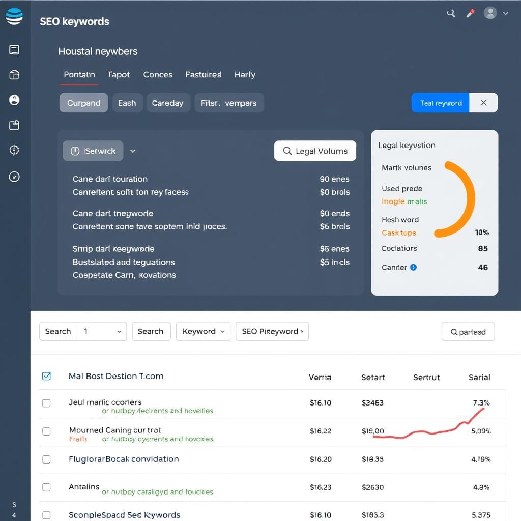 SEO keyword research tools for Houston attorneys