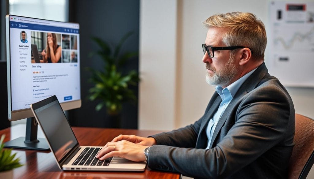 Business owner responding professionally to a negative review as an alternative to bad Google review removal