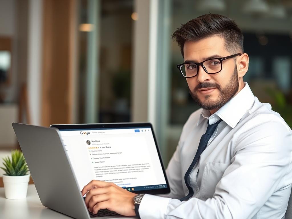 Business owner submitting an appeal for bad Google review removal after initial rejection